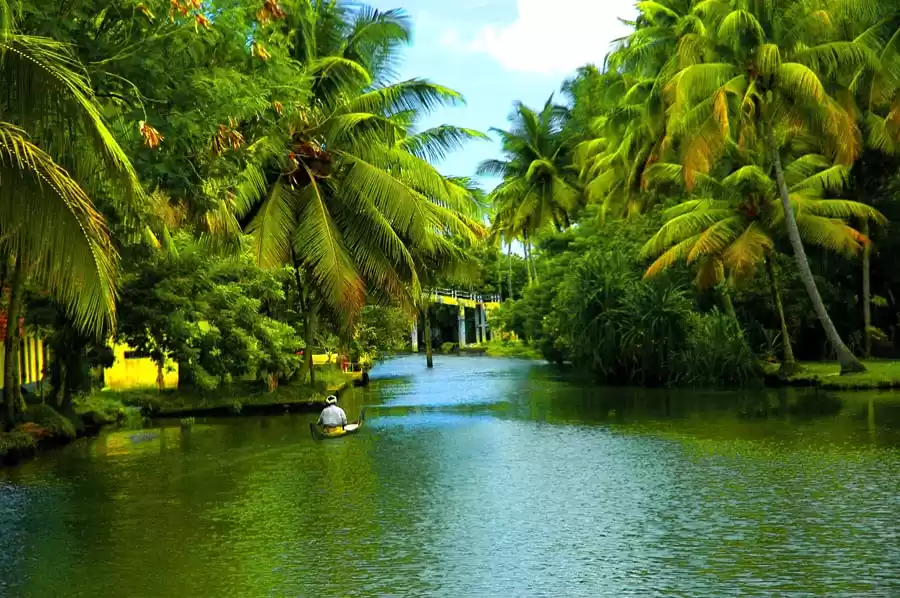 Kerala, also known as "God's Own Country," is a popular tourist destination located on the southwestern coast of India.