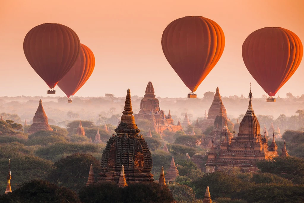 Bagan, Myanmar is a city that is famous for its ancient temples and rich history. Located in the Mandalay region of central Myanmar, Bagan is a popular destination for tourists from all over the world