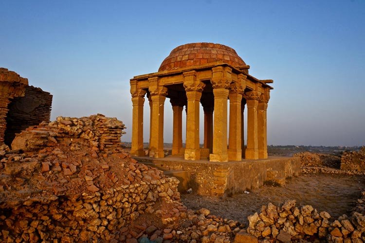 Makli Necropolis is a vast archaeological site located in the town of Thatta in the province of Sindh, Pakistan. It is one of the larges