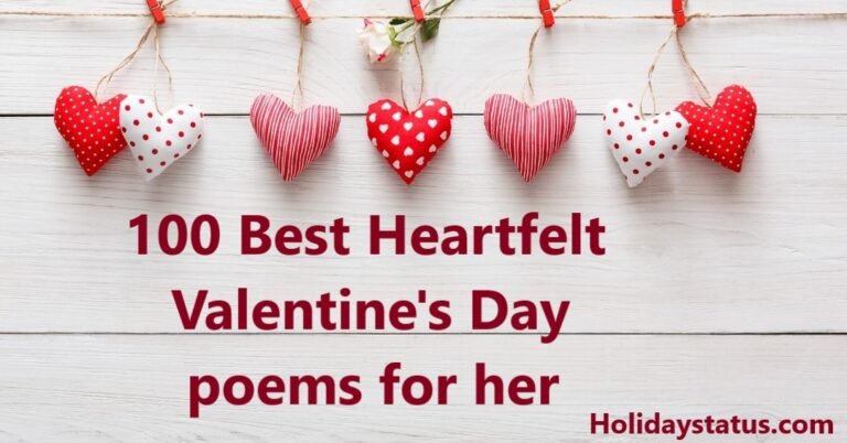 100 Best Heartfelt Valentine's Day Poems for Her